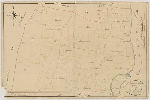 Plan napoléonien, atlas-A Lajus, Fauillet