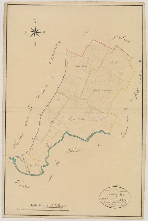 Plan napoléonien, atlas-B1 Magdeleine, Fauillet