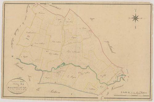 Plan napoléonien, atlas-B2 Magdeleine, Fauillet