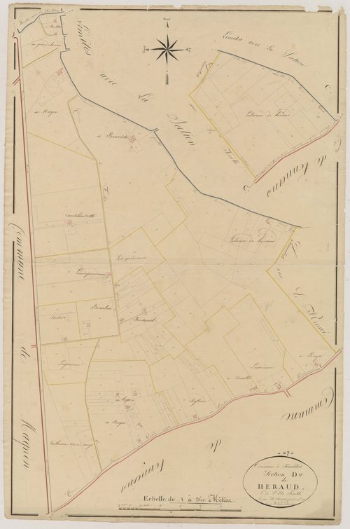 Plan napoléonien, atlas-D Héraud, Fauillet