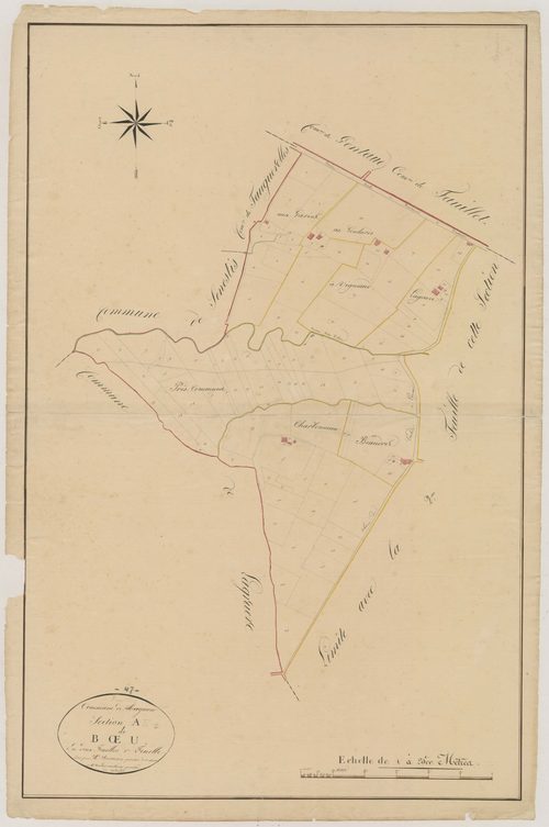 Plan napoléonien, atlas-A1 Boeu, Fauillet
