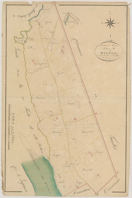 Plan napoléonien, atlas-B1 Magnon, Fauillet