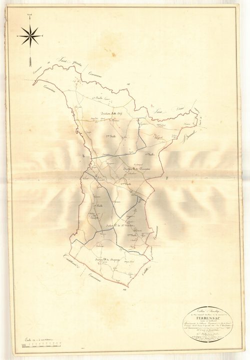Plan napoléonien, atlas-TA, Ferrensac