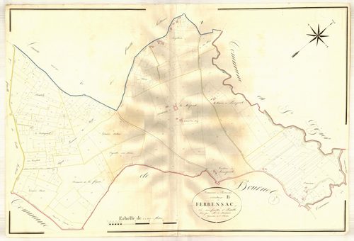 Plan napoléonien, atlas-B1 Ferrensac, Ferrensac