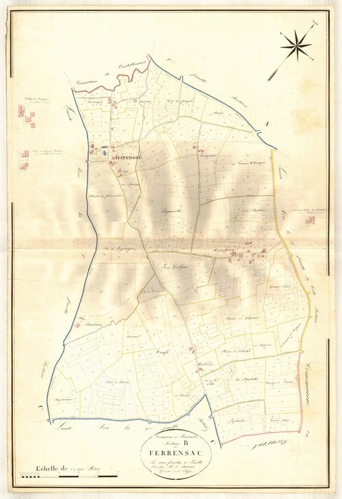 Plan napoléonien, atlas-B2 Ferrensac, Ferrensac