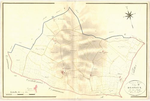 Plan napoléonien, atlas-D Despoux, Ferrensac