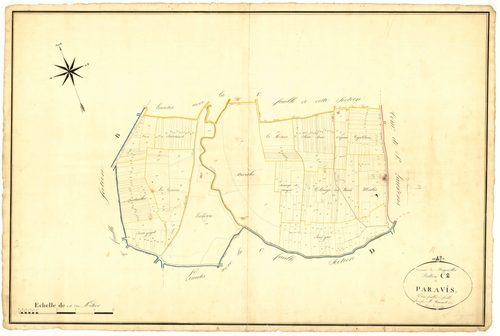 Plan napoléonien, atlas-C2 Paravis, Feugarolles