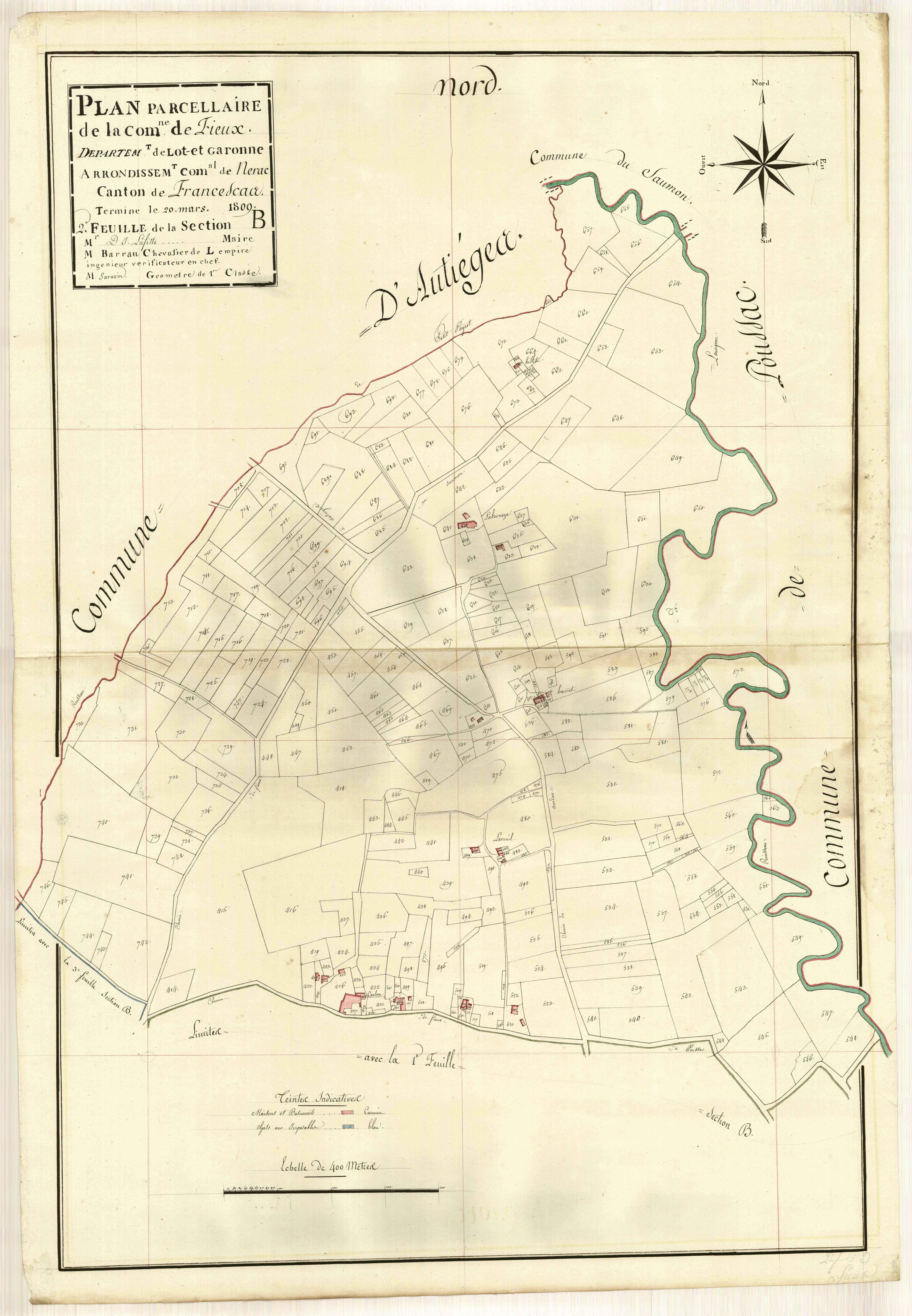 Plan primitif, atlas-B2 Fieux, Fieux