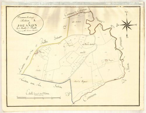 Plan primitif, atlas-A2 Jouanont, Autièges (voir Fieux)