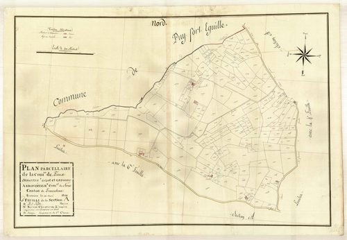 Plan primitif, atlas-A5 Coulon, Fieux