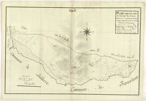 Plan primitif, atlas-A6 Coulon, Fieux