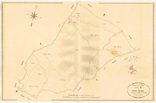 Plan napoléonien, atlas-B2 Petit-Peyrot, Fieux