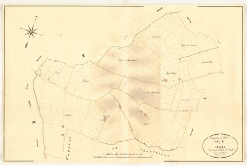 Plan napoléonien, atlas-C3 Coulon, Fieux
