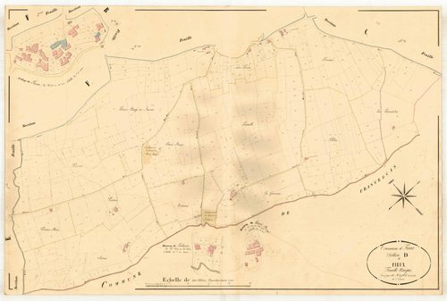 Plan napoléonien, atlas-D Fieux, Fieux