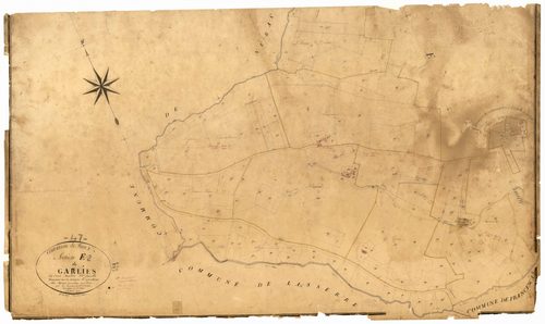 Plan napoléonien, feuille préparatoire-E2 Garlies, Fieux
