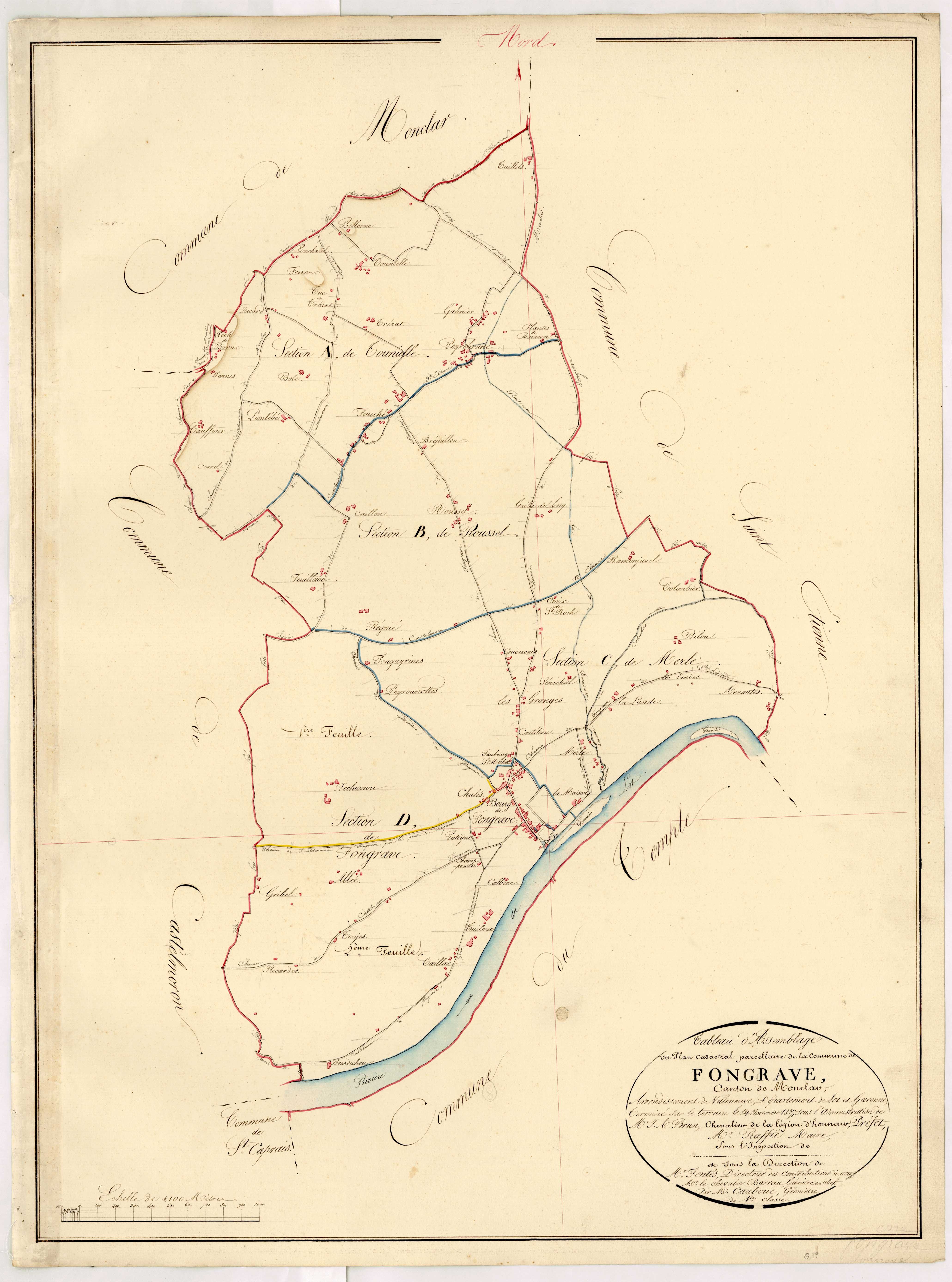Plan napoléonien, atlas-TA, Fongrave
