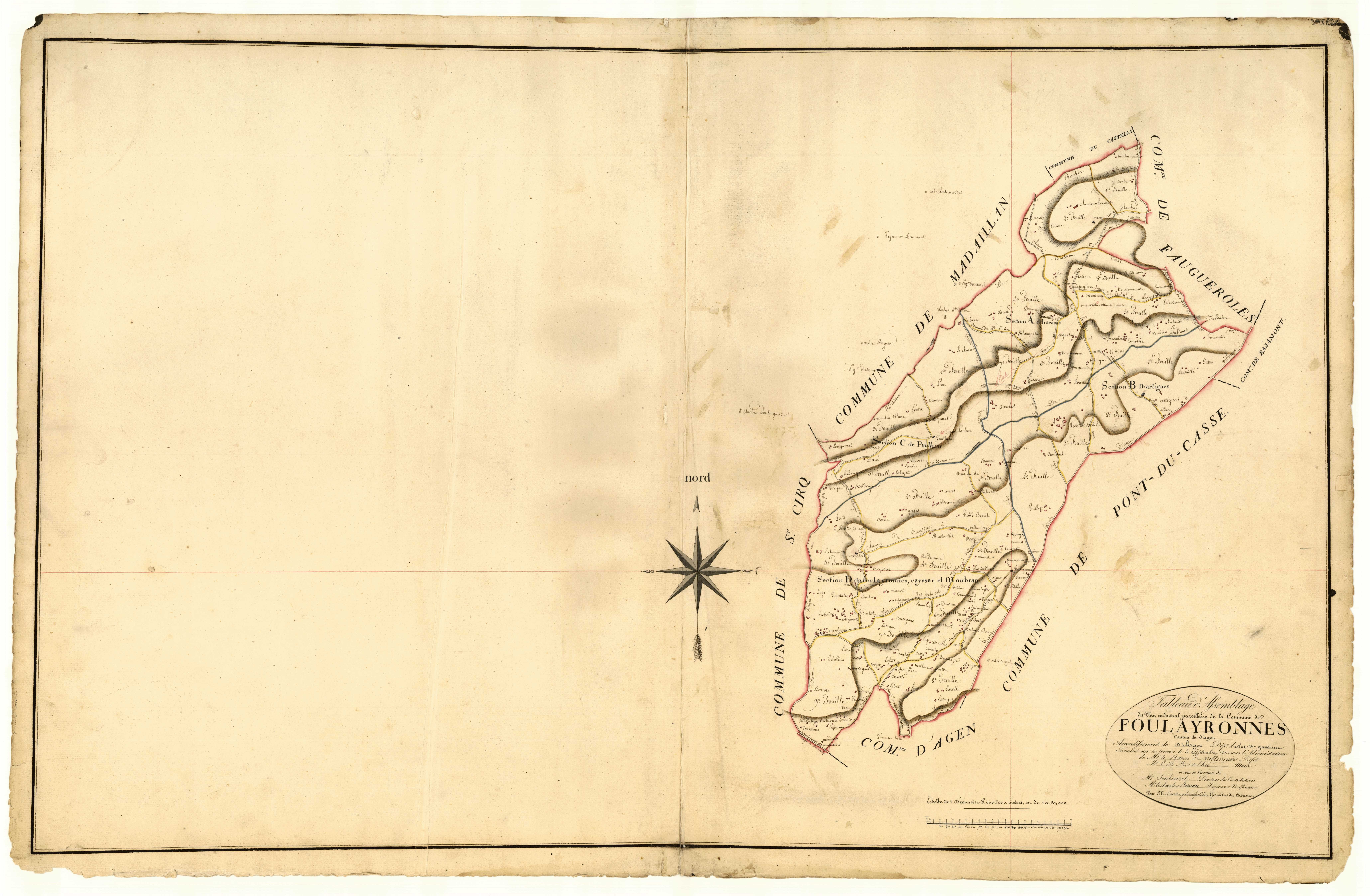Plan primitif, atlas-TA, Foulayronnes