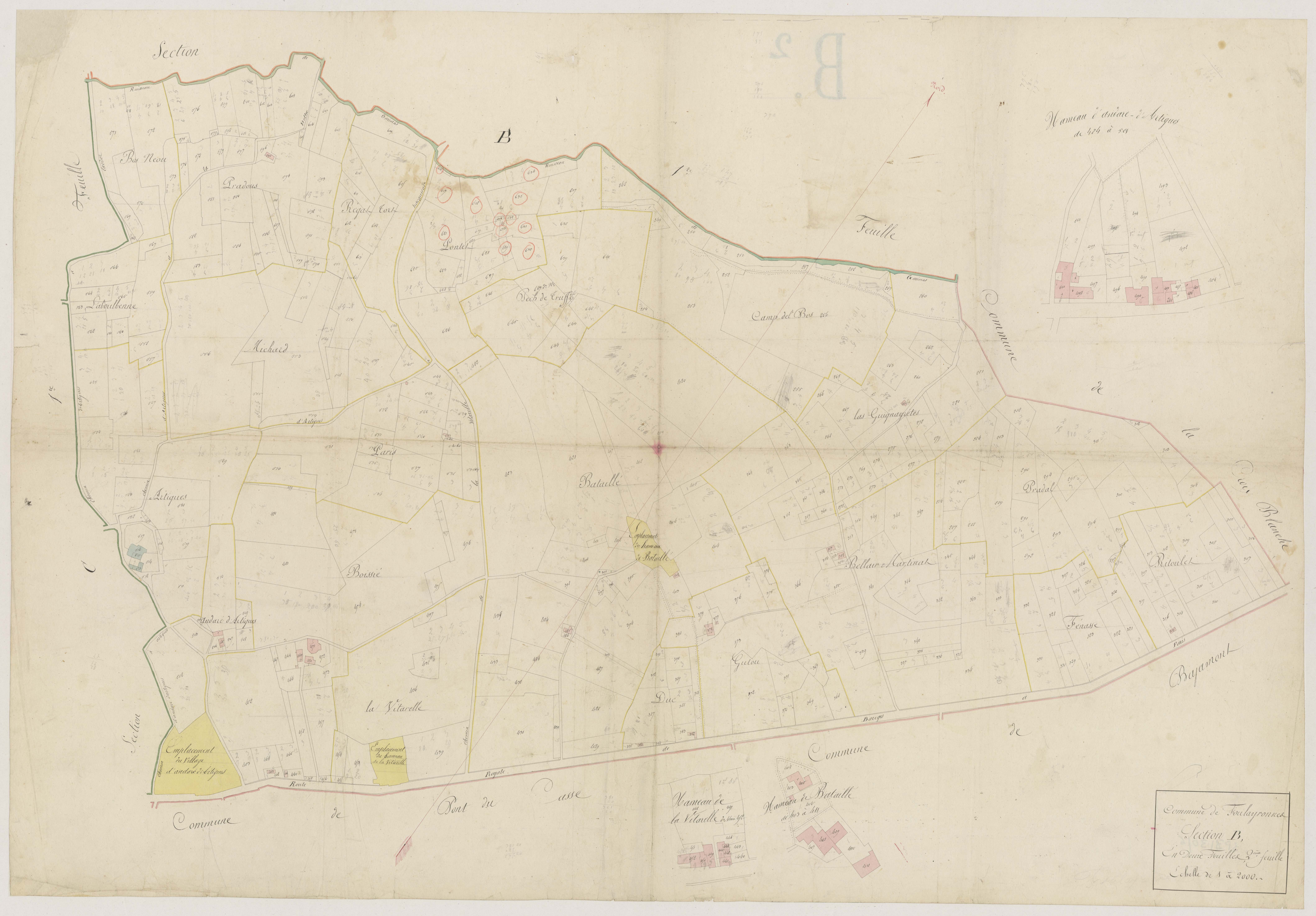 Atlas portatif-B2 [Artigues], Foulayronnes