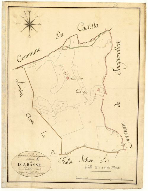 Plan primitif, atlas-A1 Arasse, Foulayronnes