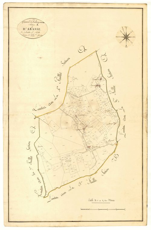 Plan primitif, atlas-A6 Arasse, Foulayronnes