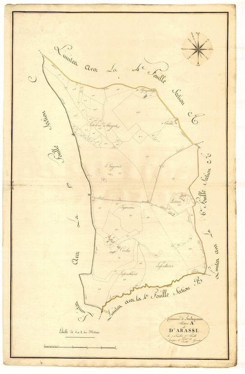 Plan primitif, atlas-A7 Arasse, Foulayronnes
