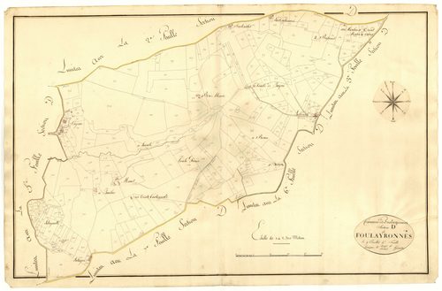 Plan primitif, atlas-D4 Foulayronnes, Foulayronnes