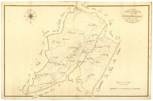 Plan primitif, atlas-D6 Foulayronnes, Foulayronnes