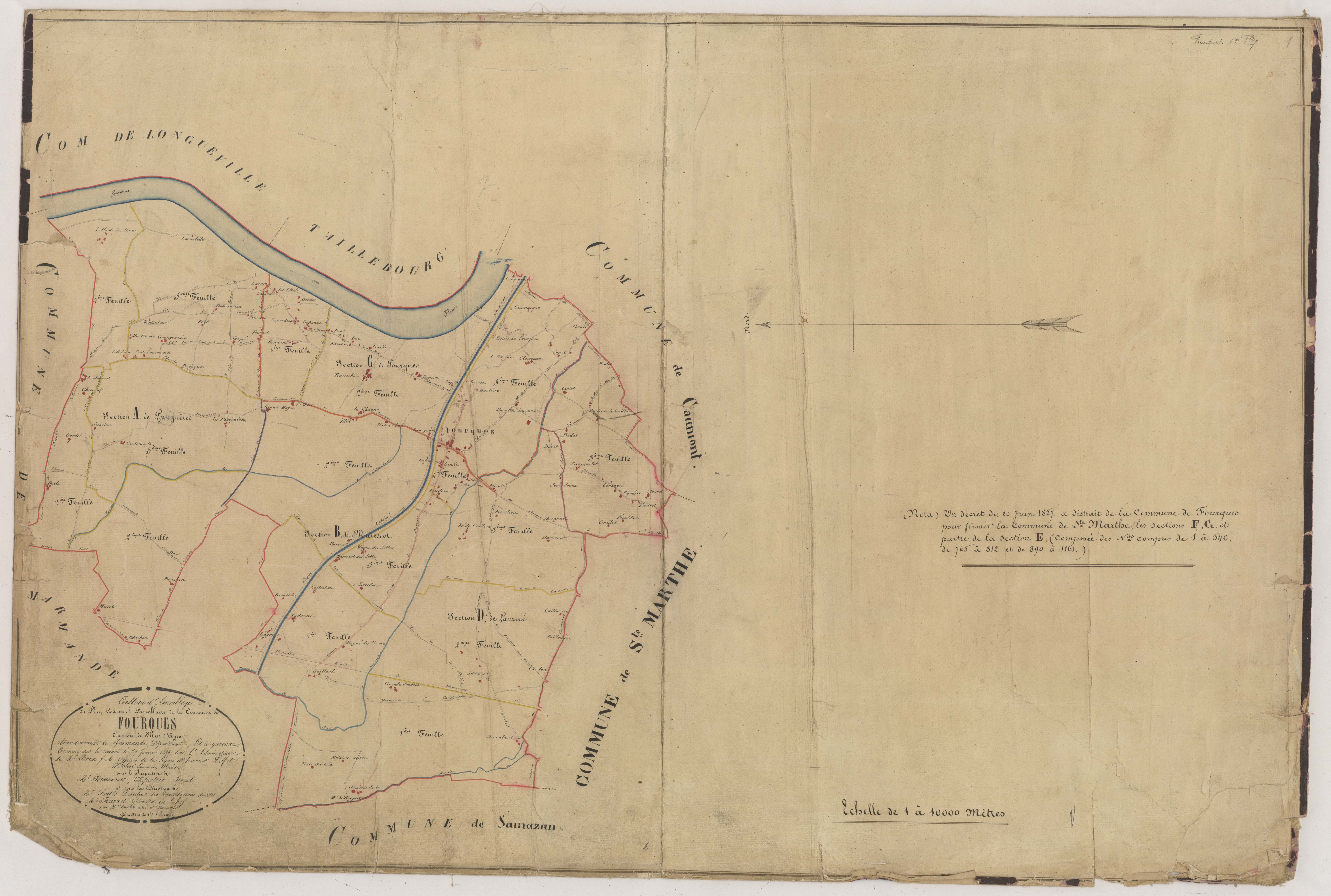 Plan napoléonien-TA, Fourques-sur-Garonne