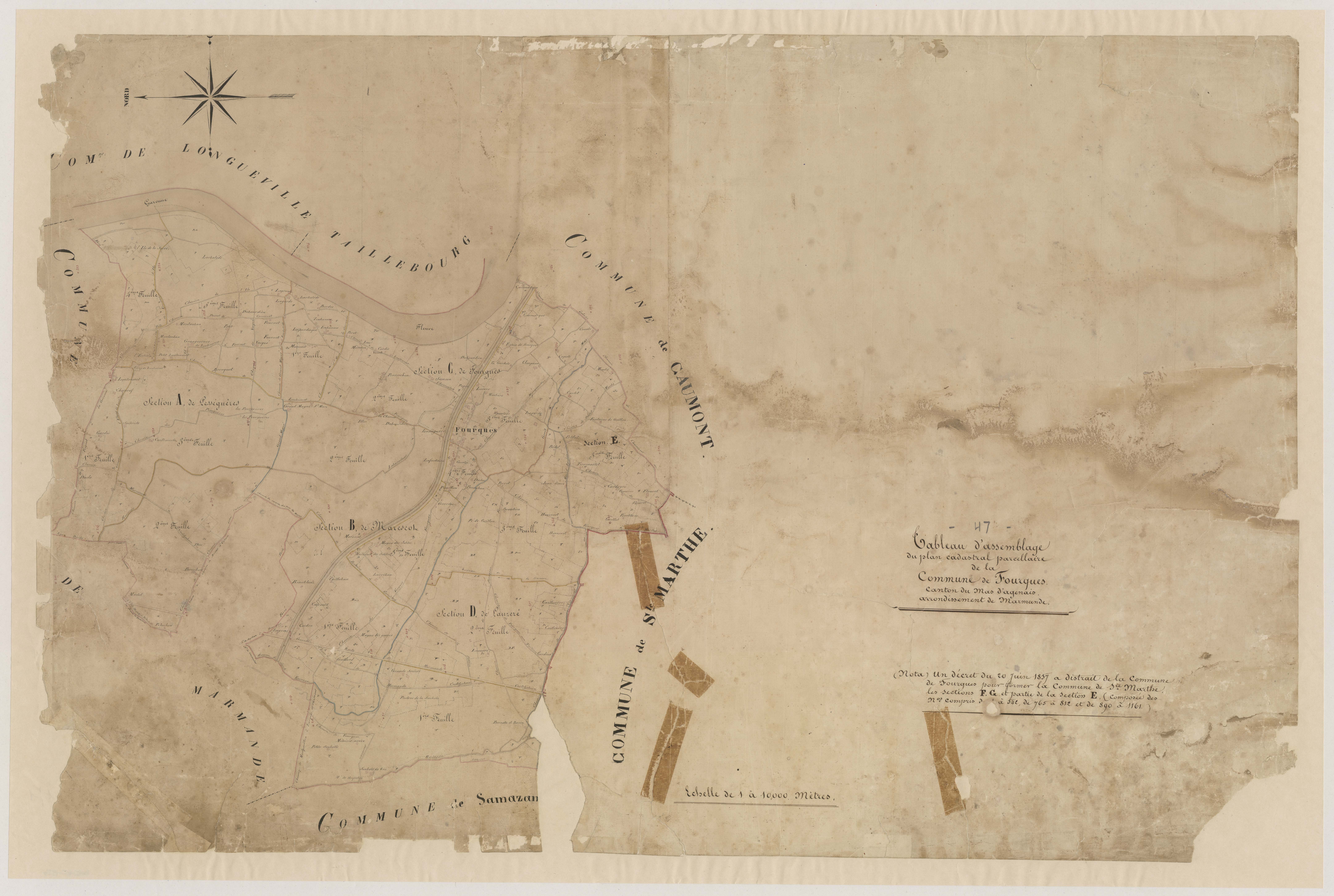 Plan napoléonien-TA, Fourques-sur-Garonne
