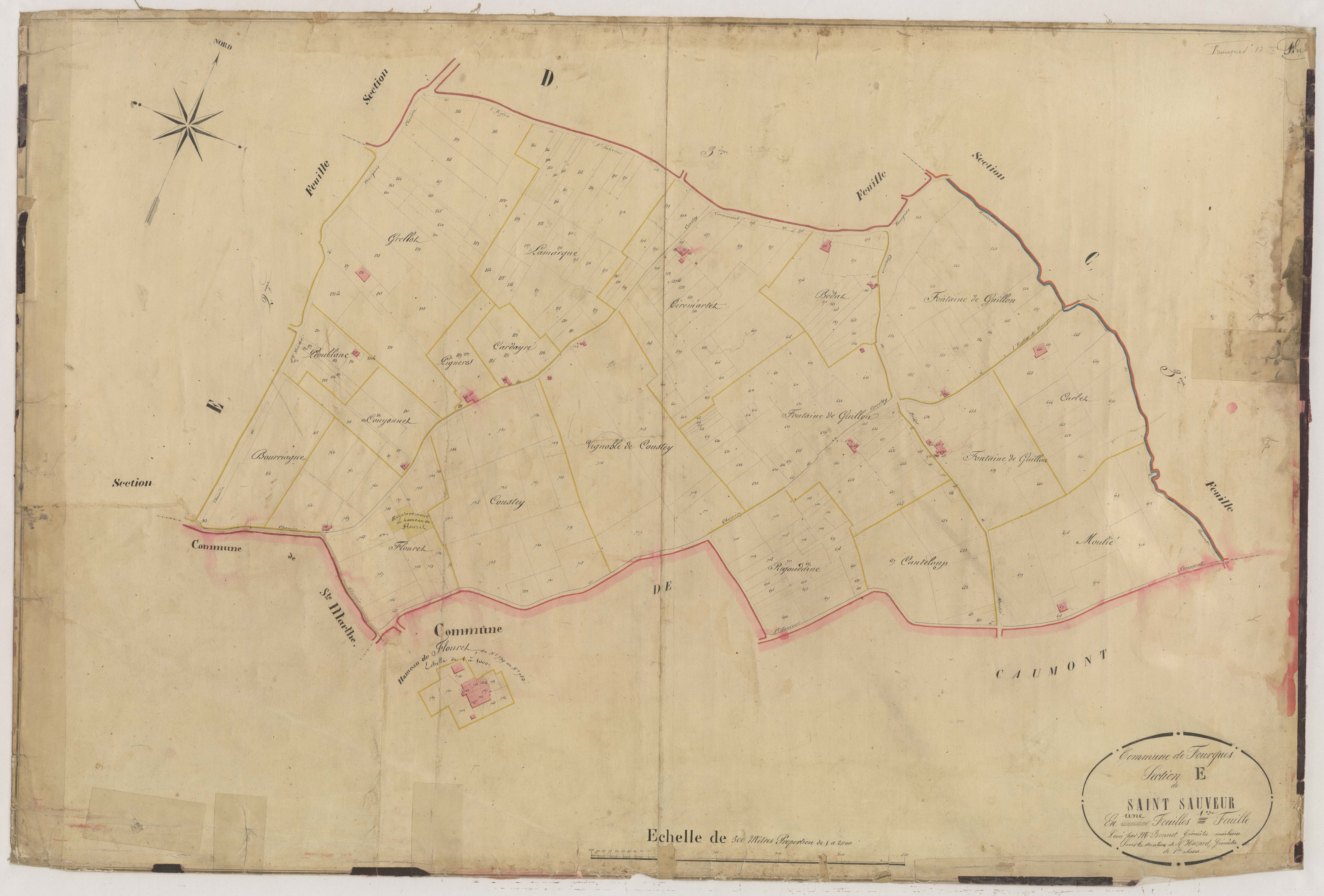 Plan napoléonien-E Saint-Sauveur, Fourques-sur-Garonne