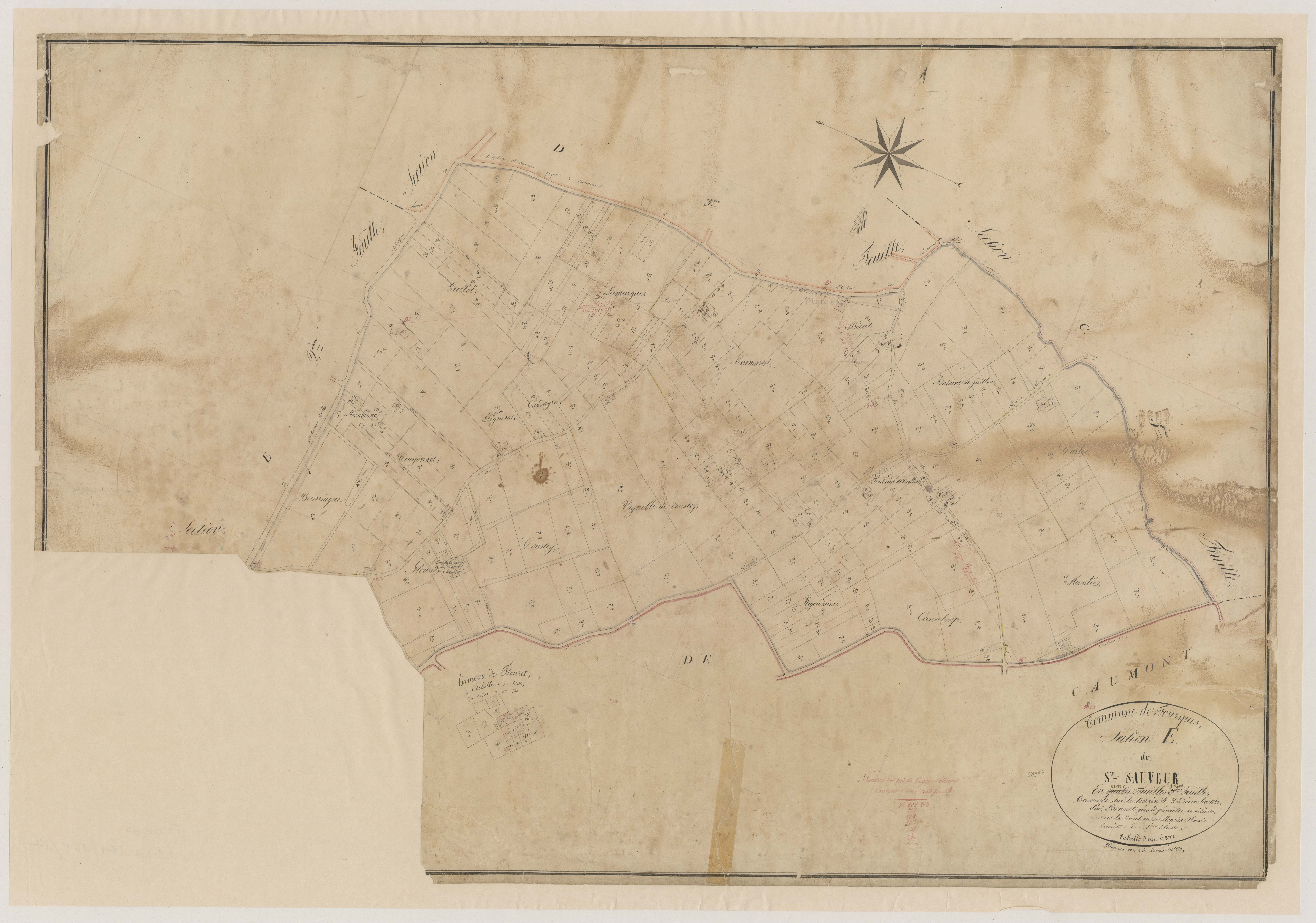 Plan napoléonien-E Saint-Sauveur, Fourques-sur-Garonne