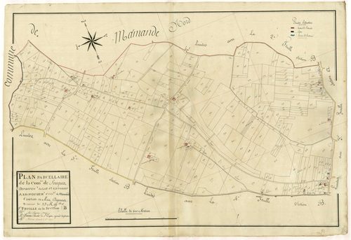 Plan primitif, atlas-B3 Saint-Sauveur et Sainte-Marthe, Fourques-sur-Garonne
