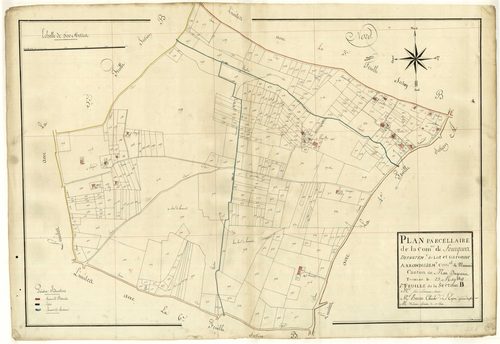 Plan primitif, atlas-B4 Saint-Sauveur et Sainte-Marthe, Fourques-sur-Garonne