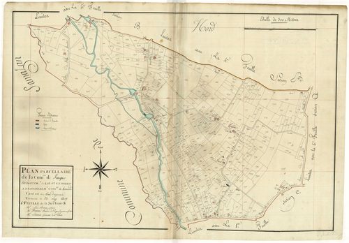 Plan primitif, atlas-B6 Saint-Sauveur et Sainte-Marthe, Fourques-sur-Garonne