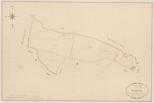 Plan napoléonien, atlas-A1 Pésséguères, Fourques-sur-Garonne