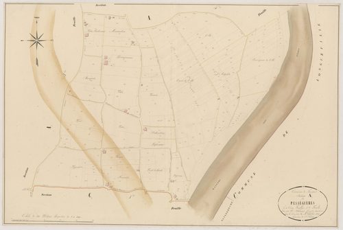 Plan napoléonien, atlas-A5 Pésséguères, Fourques-sur-Garonne