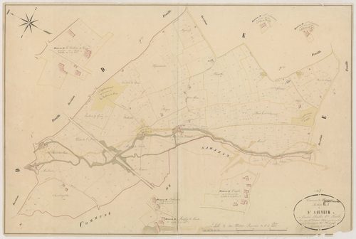 Plan napoléonien, atlas-E1 Saint-Sauveur, Fourques-sur-Garonne
