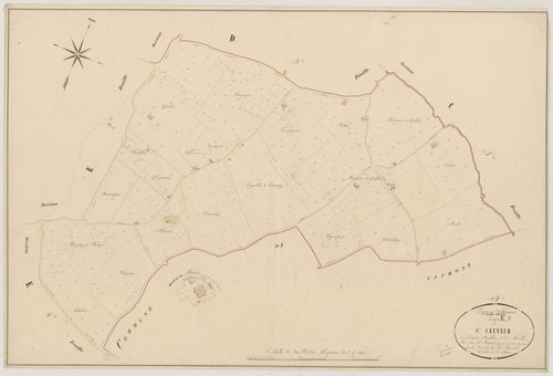 Plan napoléonien, atlas-E3 Saint-Sauveur, Fourques-sur-Garonne