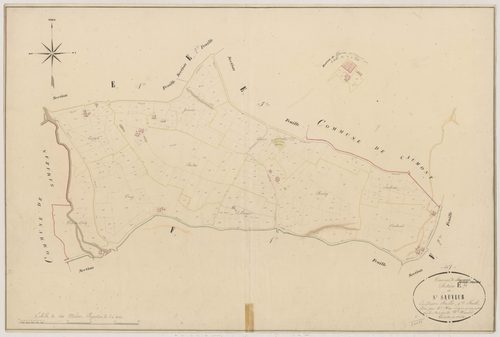 Plan napoléonien, atlas-E4 Saint-Sauveur, Fourques-sur-Garonne