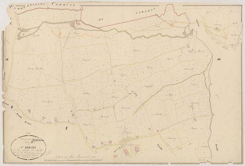 Plan napoléonien, atlas-F1 Sainte-Marthe, Fourques-sur-Garonne