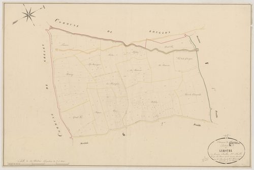 Plan napoléonien, atlas-G1 La Mothe, Fourques-sur-Garonne