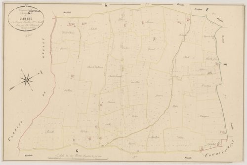 Plan napoléonien, atlas-G2 La Mothe, Fourques-sur-Garonne