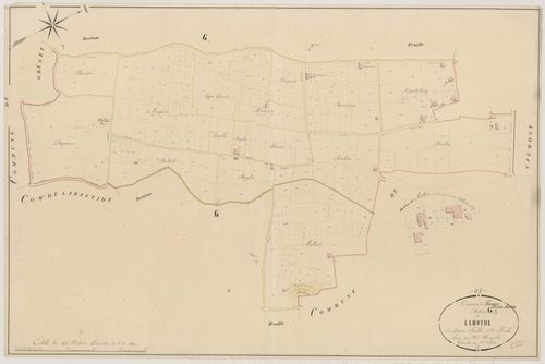 Plan napoléonien, atlas-G3 La Mothe, Fourques-sur-Garonne