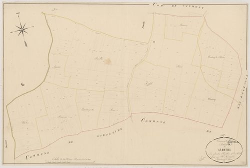 Plan napoléonien, atlas-G4 La Mothe, Fourques-sur-Garonne