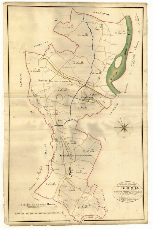 Plan primitif, atlas-TA, Fourques-sur-Garonne