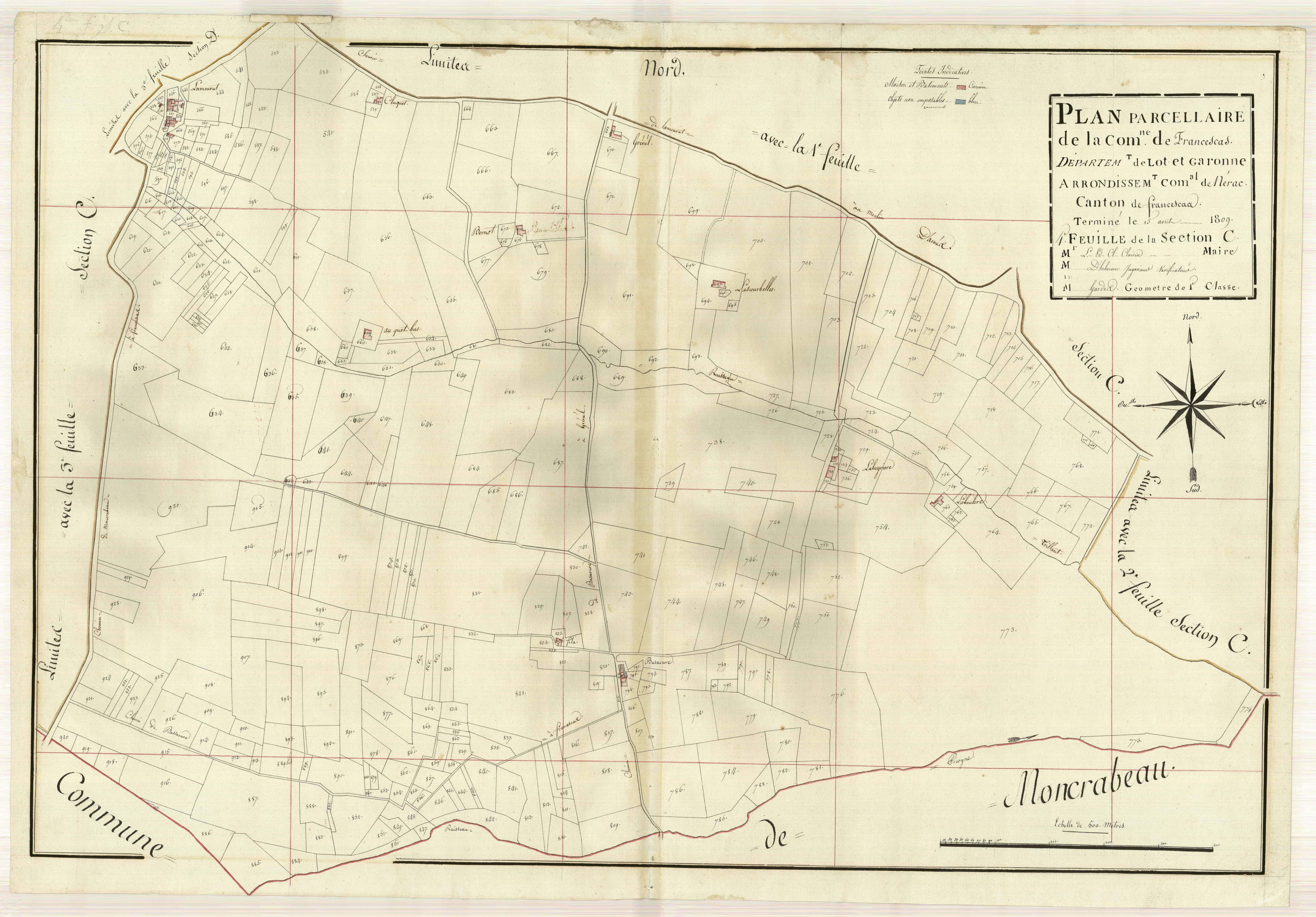 Plan primitif, atlas-C4 Le Grand Bois, Francescas