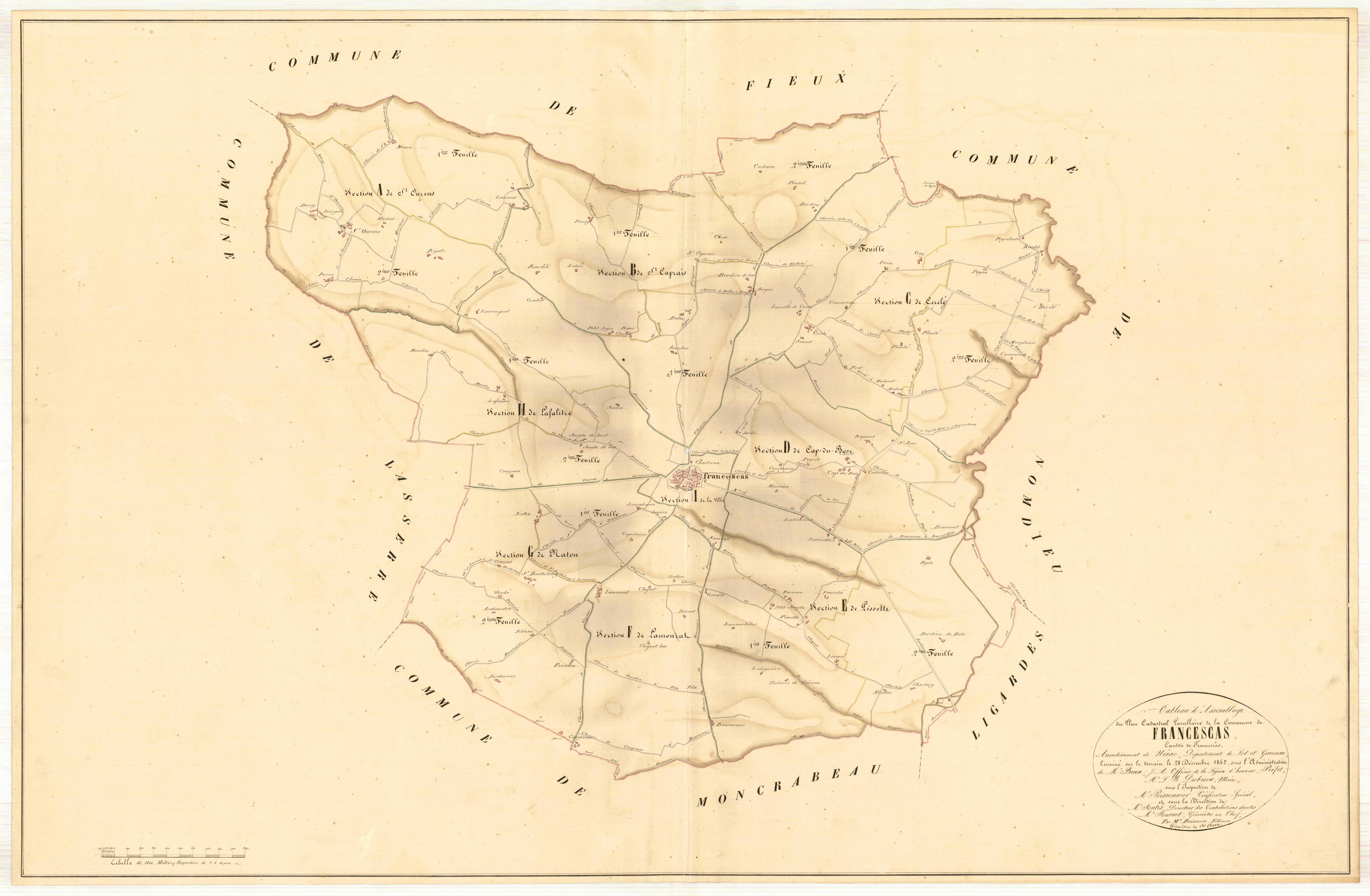 Plan napoléonien, atlas-TA, Francescas