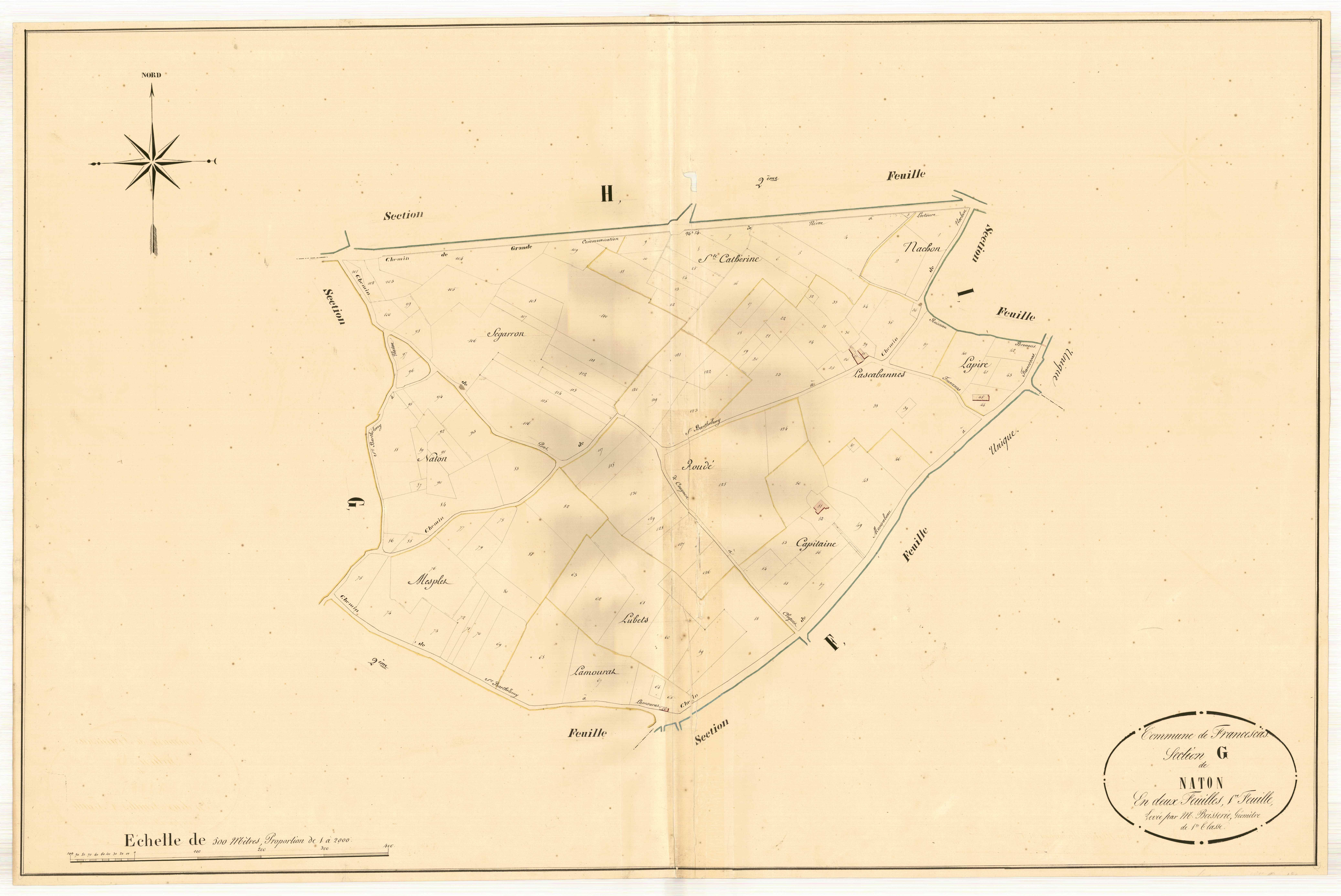 Plan napoléonien, atlas-G1 Naton, Francescas