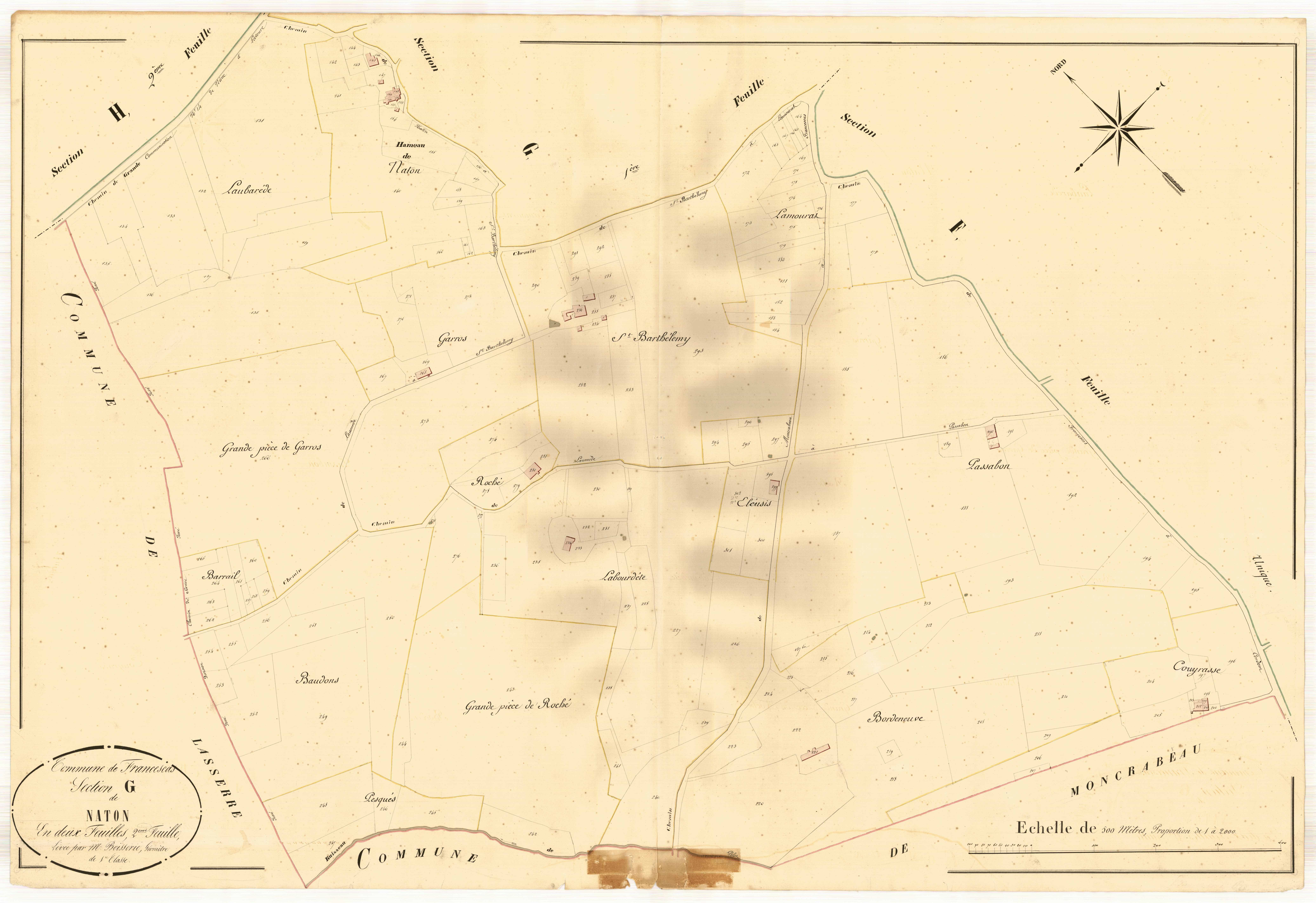 Plan napoléonien, atlas-G2 Naton, Francescas