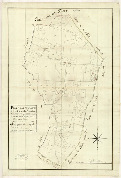 Plan primitif, atlas-A3 Pinaud, Francescas